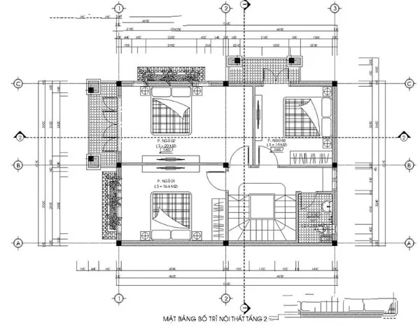 Mẫu nhà 2 tầng 1 tum mái thái đẹp hiện đại được yêu thích