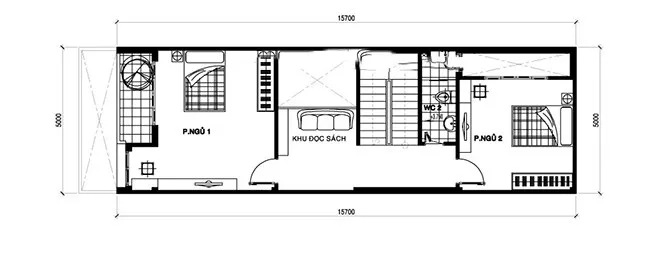 Mẫu nhà 2 tầng 5x17m đẹp độc đáo phá cách ai nhìn cũng thích