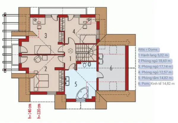 Mẫu nhà cấp 4 đẹp, độc đáo với tường ốp gỗ ở Quảng Ninh