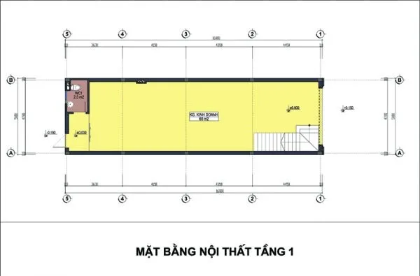 Mẫu nhà ống 4 tầng kết hợp kinh doanh hiện đại, tiện nghi