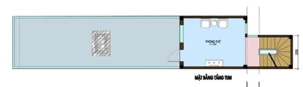 Mẫu nhà ống kết hợp cho thuê 5 tầng tiện nghi hiện đại