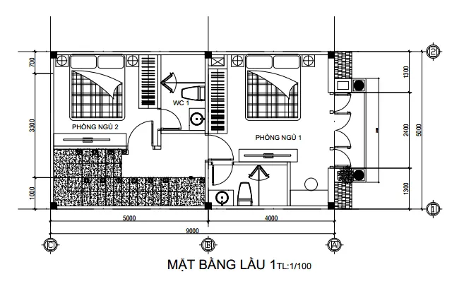 Mẫu nhà tân cổ điển 3 tầng 45m2 đẹp, tinh tế và hài hòa