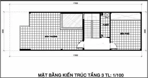 Mẫu thiết kế nhà ống 1 trệt 1 lầu 1 tum hot nhất năm