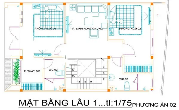 Mẫu thiết kế nội thất biệt thự tân cổ điển 150m2 sang trọng