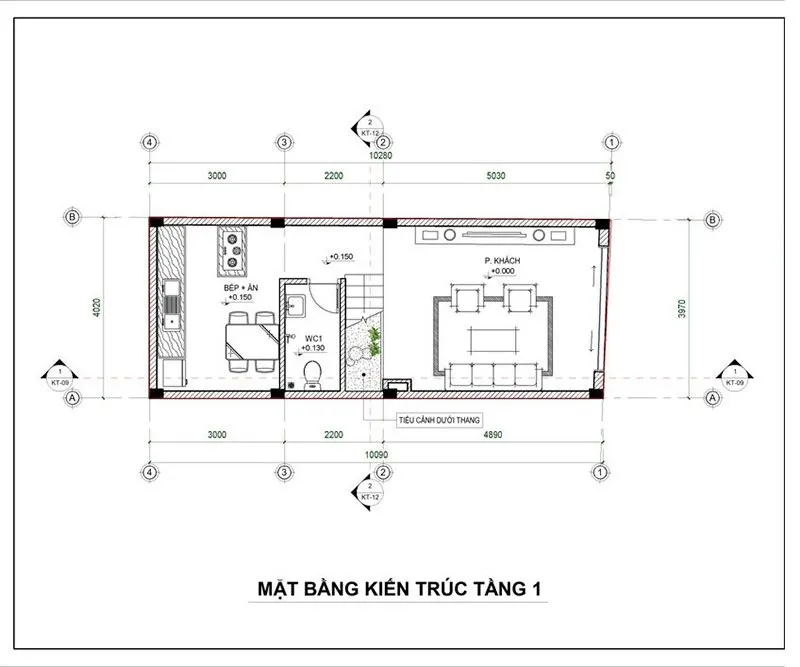 Mê đắm 5 mẫu nhà 4x10m 3 tầng nhỏ xinh giữa lòng phố thị