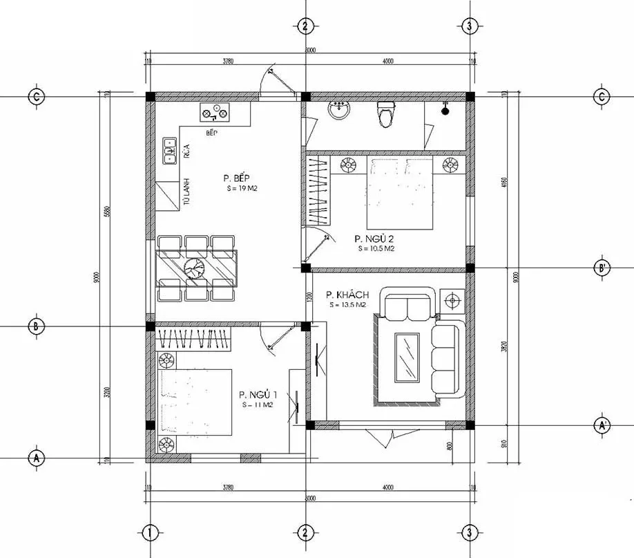 Mê đắm 5 mẫu nhà cấp 4 mái thái 8x8m đẹp đáng tham khảo