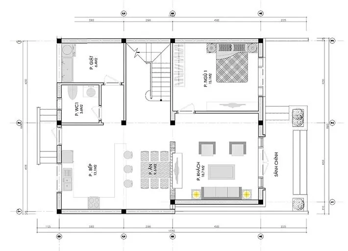 Mê mẩn 10 mẫu nhà 2 tầng mặt tiền 9m sang trọng đẳng cấp