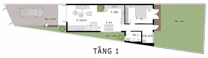 Mê mệt 5 mẫu nhà ống 2 tầng 5x19m kiến trúc hiện đại đẹp