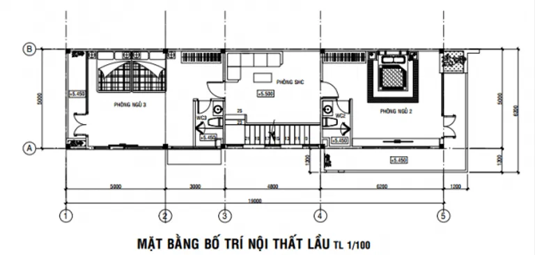 Mê mệt 5 mẫu nhà ống 2 tầng 5x19m kiến trúc hiện đại đẹp