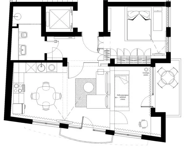 Mê tít thiết kế nội thất căn hộ 40m2 hiện đại cho gia đình trẻ