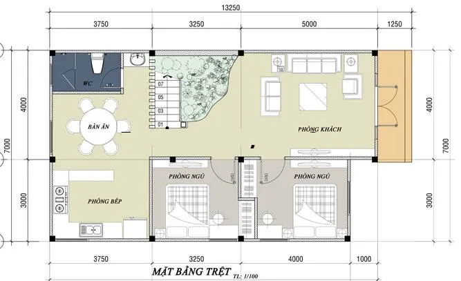 Ngắm 4 mẫu nhà 2 tầng 7x13m đẹp nhìn là muốn ở