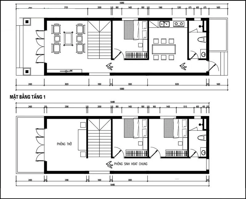 Ngắm nghía 5 mẫu nhà 2 tầng 5x16m hiện đại kèm theo bản vẽ chi tiết