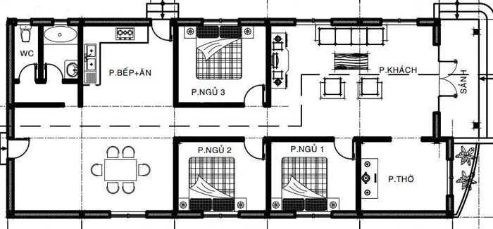 Ngắm nhìn những mẫu nhà cấp 4 6x15m hiện đại và đẹp nhất