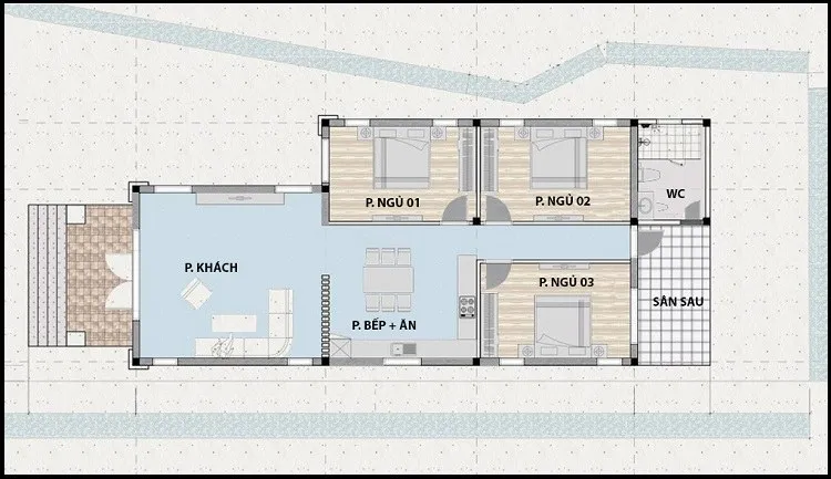 Ngắm nhìn những mẫu nhà cấp 4 6x15m hiện đại và đẹp nhất