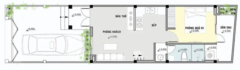 Nhìn ngắm 3 mẫu nhà cấp 4 40m2 nhỏ đẹp đáng tham khảo