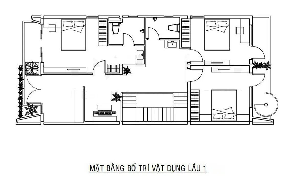 Nhìn ngắm 5 mẫu nhà 2 tầng 4 phòng ngủ 1 phòng thờ sang trọng bề thế