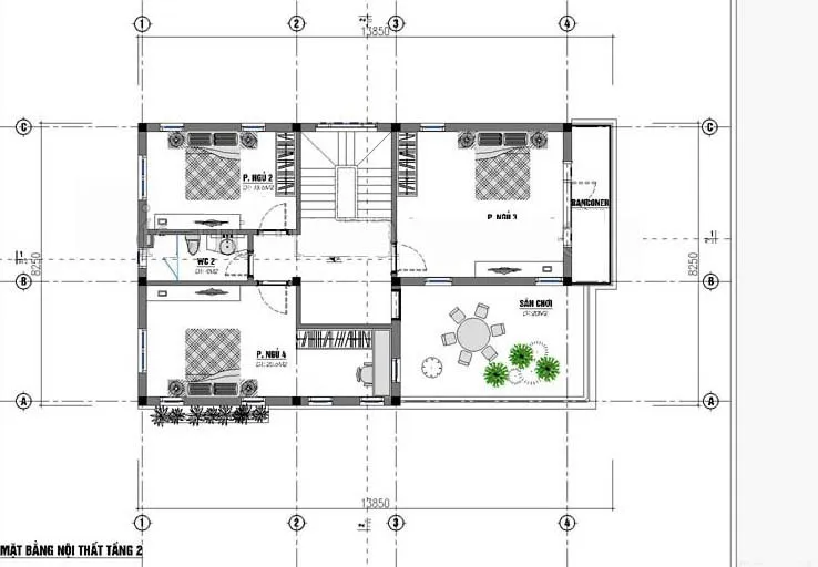 Những mẫu nhà 2 tầng có phòng thờ tầng 1 đẹp chuẩn phong thủy