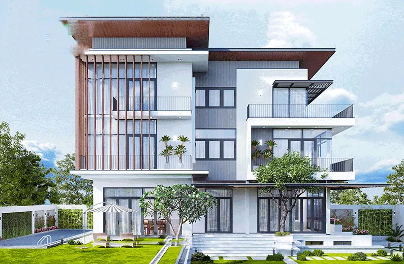 Những mẫu thiết kế biệt thự 300m2 sang trọng nhất