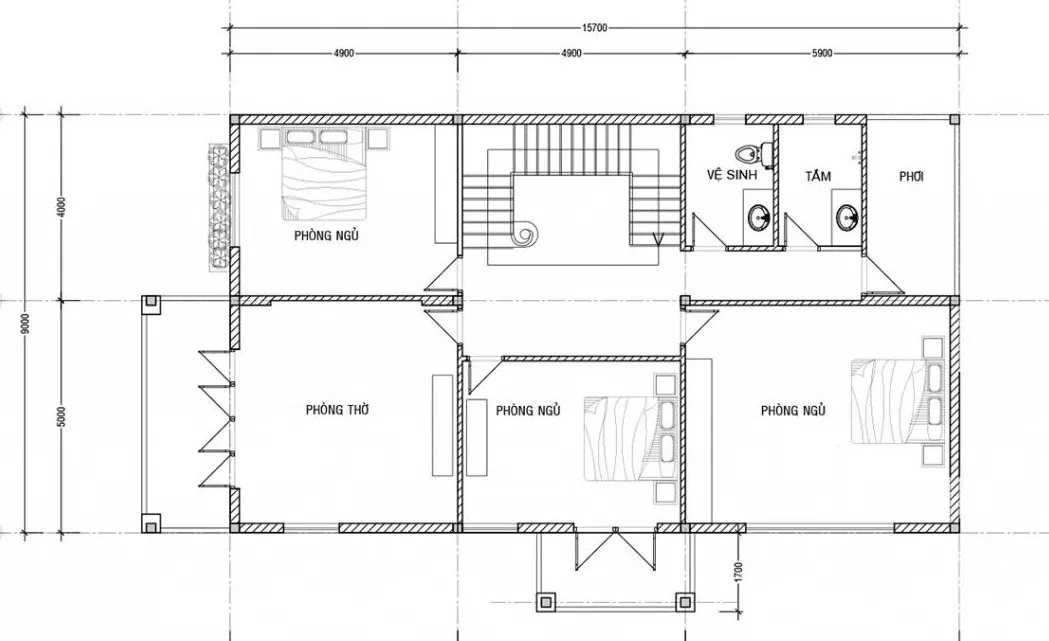 Say đắm 5 mẫu nhà 2 tầng 9x15m sang trọng đẹp vượt thời gian