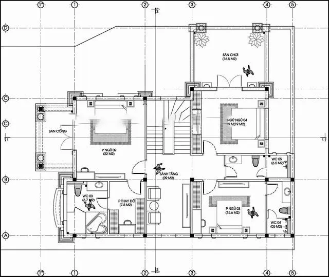 Sức sống ngập tràn từ mẫu biệt thự tân cổ điển 2 tầng đẹp tại Nghệ An