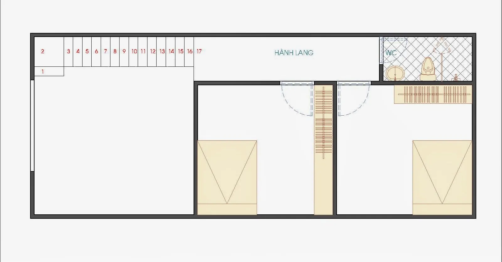 Sưu tầm 4 mẫu nhà cấp 4 5x12m có gác lửng hiện đại sang trọng