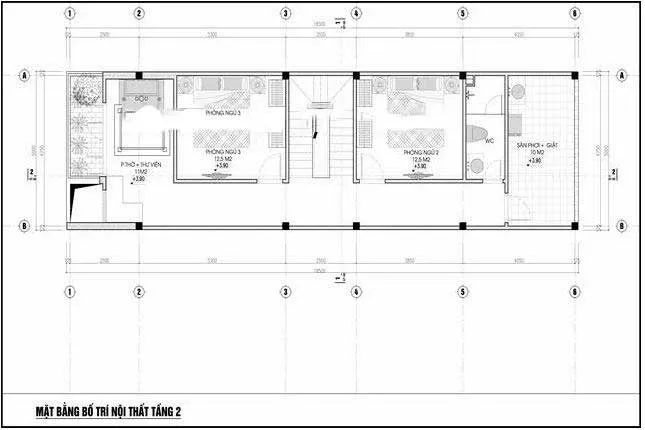 Tham khảo 10+ mẫu nhà 2 tầng 4 phòng ngủ đáng xây nhất hiện nay