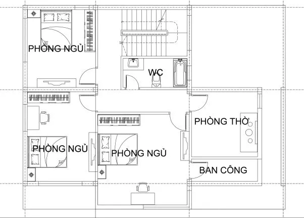 Tham khảo 10+ mẫu nhà 2 tầng 4 phòng ngủ đáng xây nhất hiện nay