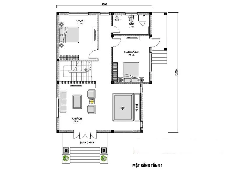 Tham khảo 10+ mẫu nhà 2 tầng 4 phòng ngủ đáng xây nhất hiện nay