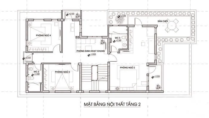 Tham khảo những mẫu nhà 3 tầng 8x11m hiện đại đơn giản nhưng tiện nghi