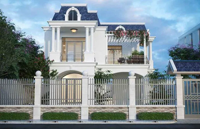 Tham quan mẫu biệt thự mini 2 tầng 80m2 đẹp sang trọng