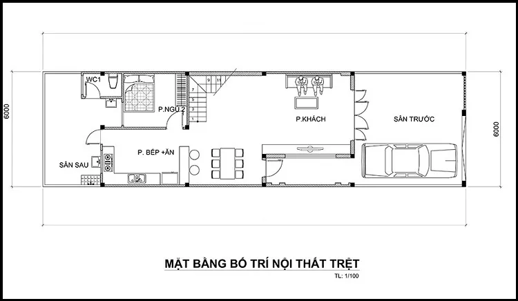 Thiết kế biệt thự 6x20m hiện đại không gian sống đẳng cấp mới