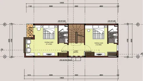 Thiết kế nhà ống 3 tầng 3 phòng ngủ hiện đại tại Hà Đông