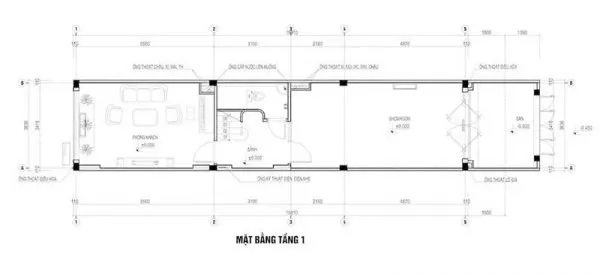 Thiết kế nhà ống 5 tầng 60m2 thu hút mọi ánh nhìn