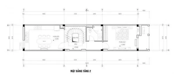 Thiết kế nhà ống 5 tầng 60m2 thu hút mọi ánh nhìn