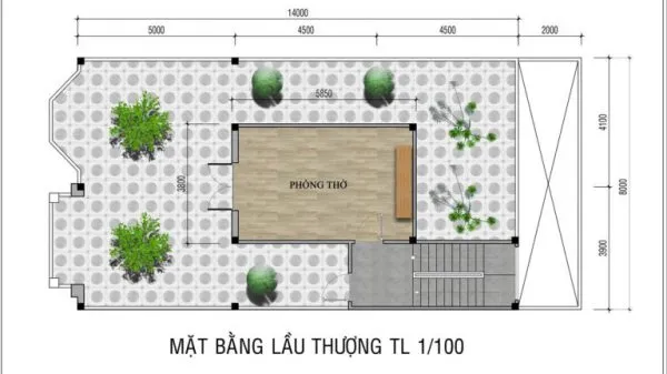 Thiết kế nhà phố kết hợp văn phòng tại Bình Dương cực chất