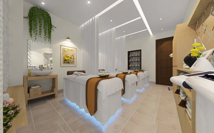 Thiết kế Spa Phương Mai theo phong cách xanh