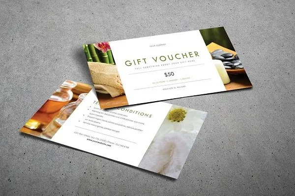 Thiết kế voucher spa, kết nối khách hàng thời công nghệ