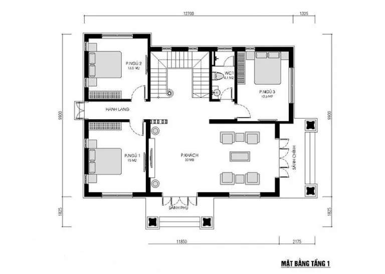 Tổng hợp 3 mẫu thiết kế biệt thự 6 phòng ngủ đẹp đầy đủ tiện nghi