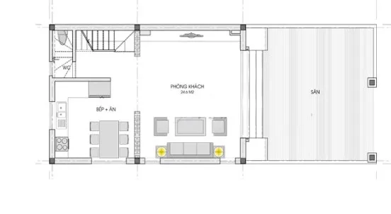 Tổng hợp 5 mẫu nhà 2 tầng 6×9 nhỏ mà vẫn đầy đủ tiện nghi