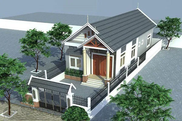 Tổng hợp mẫu thiết kế nhà cấp 4 2 phòng ngủ đẹp như villa