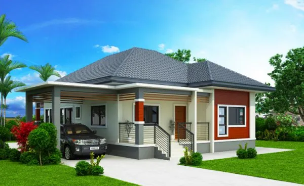 Tổng hợp mẫu thiết kế nhà cấp 4 2 phòng ngủ đẹp như villa