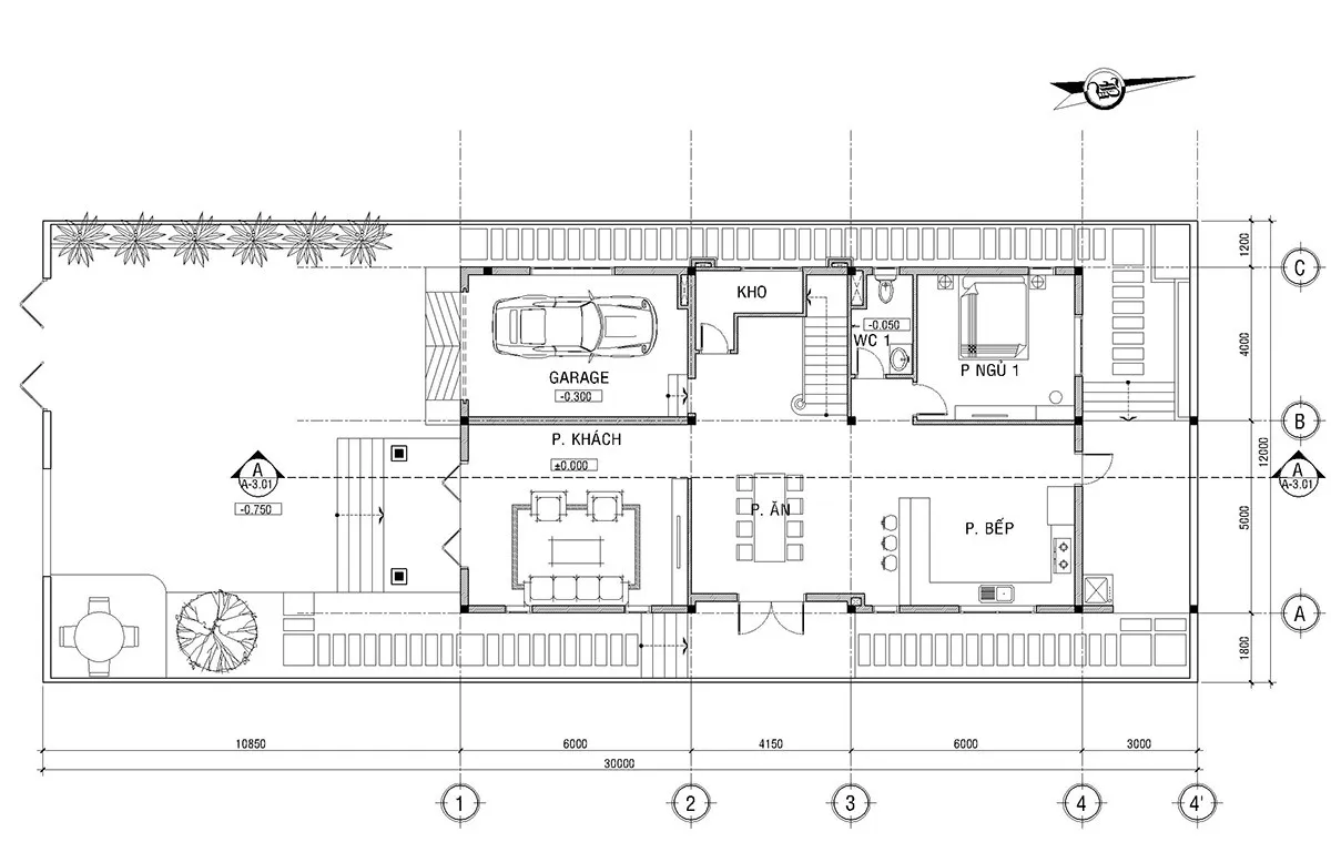 Top 3 mẫu nhà đẹp 3 tầng mặt tiền 10m được lòng nhiều gia chủ nhất năm