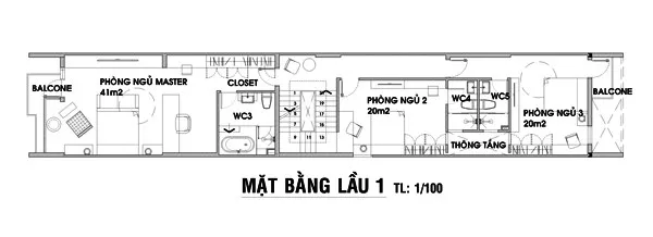 Top 4 mẫu nhà 3 tầng 5 phòng ngủ đẹp sang trọng và đẳng cấp