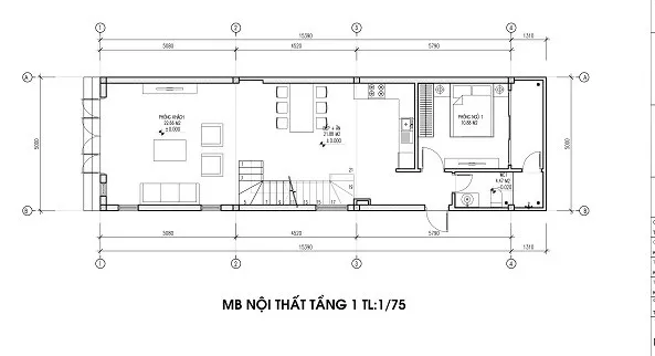 Top 6 mẫu nhà 2 tầng 5x25m đẹp tiết kiệm bạn không thể bỏ qua