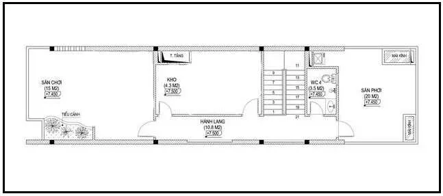 Top 6 mẫu nhà 2 tầng 5x25m đẹp tiết kiệm bạn không thể bỏ qua