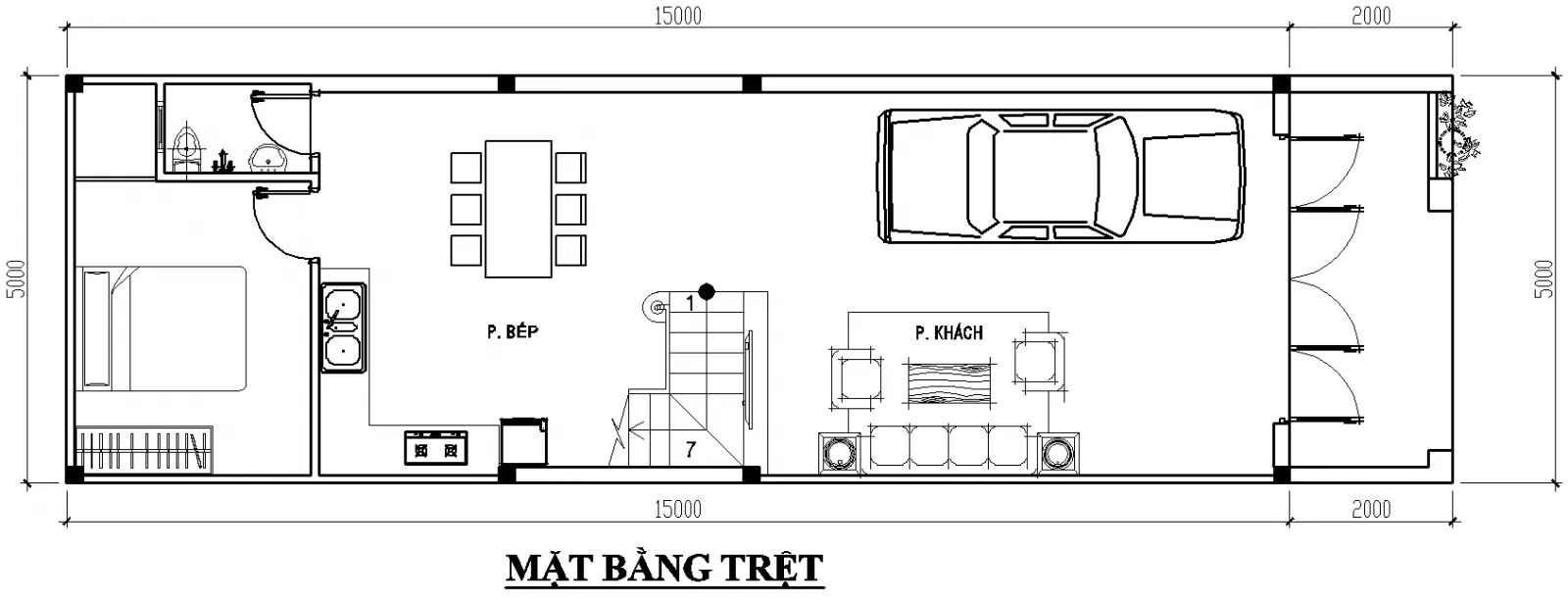 Top các mẫu nhà phố 2 tầng 75m2 được ưa chuộng nhất gần đây