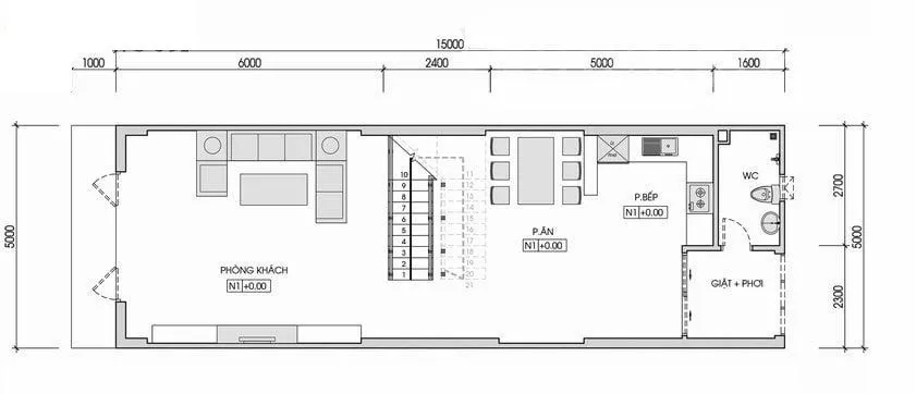 Top các mẫu nhà phố 2 tầng 75m2 được ưa chuộng nhất gần đây