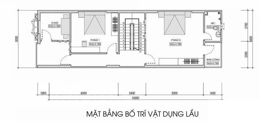 Top các mẫu nhà phố 2 tầng 75m2 được ưa chuộng nhất gần đây