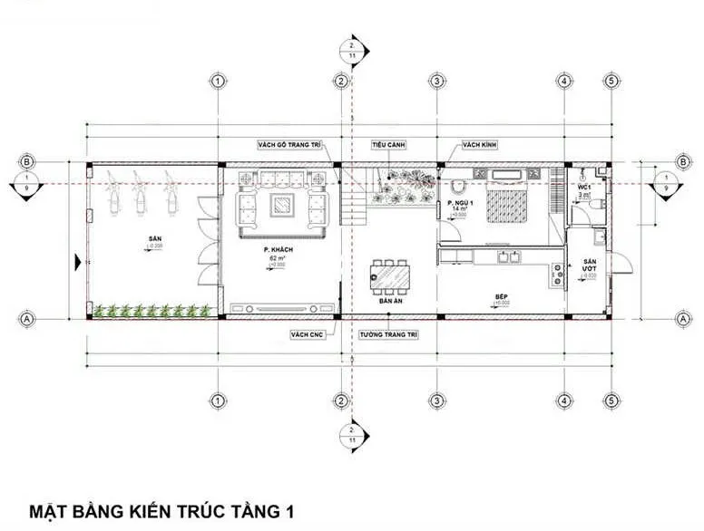 Top mẫu nhà ống 2 tầng 6x14m đẹp và gợi ý phương án bố trí mặt bằng