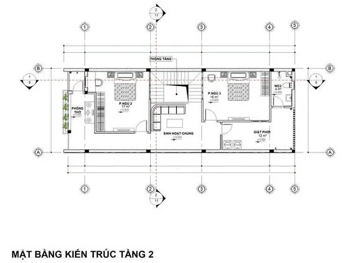 Top mẫu nhà ống 2 tầng 6x14m đẹp và gợi ý phương án bố trí mặt bằng